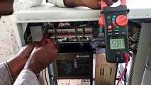 Solar power plant Data logger checking