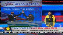 Donald Trump fires Defense Secretary Mark Esper - World News