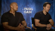 Pain & Gain - Interview 1 Mark Wahlberg und Dwayne Johnson Ãœber die Geschichte (English) HD