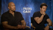 Pain & Gain - Interview 2 Mark Wahlberg und Dwayne Johnson Ãœber die Gier der Charaktere (English) HD