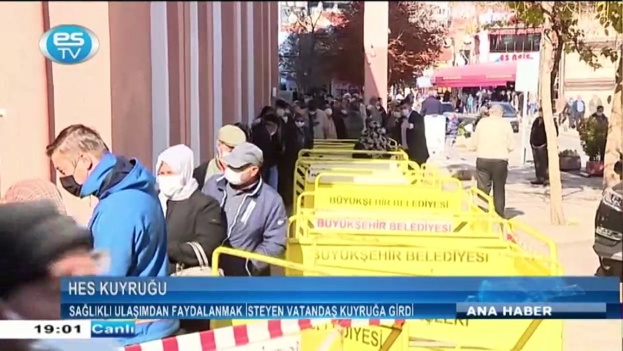 Sağlıklı ulaşımdan faydalanmak isteyen vatandaş kuyruğa girdi