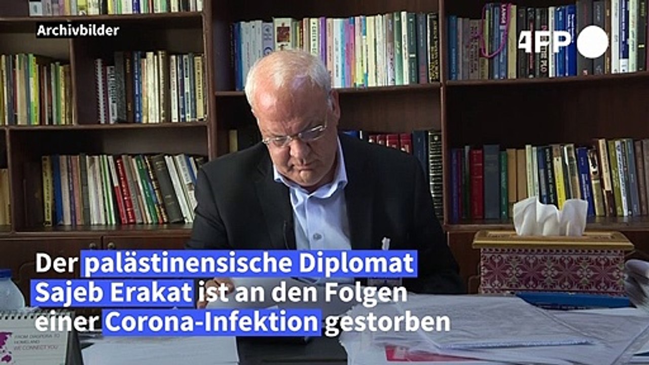 Palästinensischer Chefunterhändler Erakat an Covid-19 gestorben