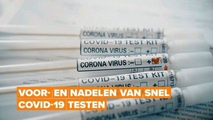 Dit is wat we weten over snelle coronavirus-tests