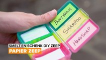 Smelt en Schenk Zeep: DIY papier zeep