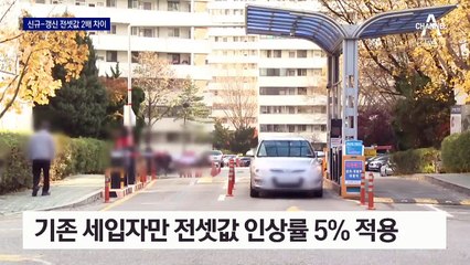 임대차법 시행 후 전셋값 우려대로…‘신규는 2배’ 속출