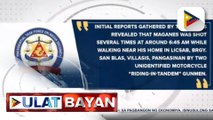 #UlatBayan | Isang freelance radio commentator sa Pangasinan, patay sa pamamaril