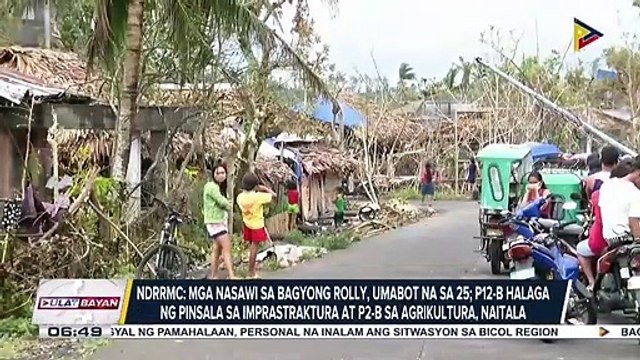 EXPRESS BALITA | NDRRMC: Mga nasawi sa bagyong Rolly, umabot na sa 25; P12-B halaga ng pinsala sa imprastraktura at P2-B sa agrikultura, naitala