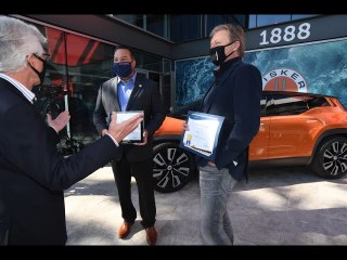 Manhattan Beach gets first look at 2022 Fisker Ocean SUV at glossy new