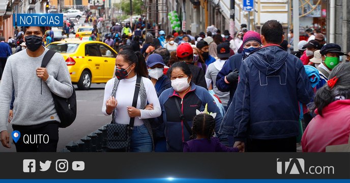 Quito registra aglomeración de personas