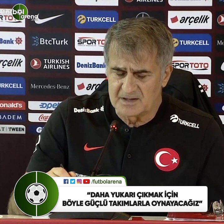 Şenol Güneş: "Daha yukarı çıkmak için böyle güçlü takımlarla oynayacağız"