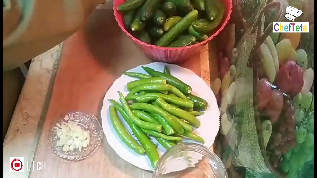 مخلل خيار  في ساعة