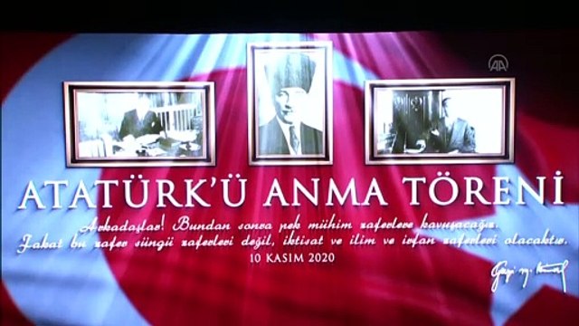 Atatürk'ü Anma Töreni - Atatürk Kültür, Dil ve Tarih Yüksek Kurumu Başkanı Prof. Dr. Hekimoğlu - ANKARA
