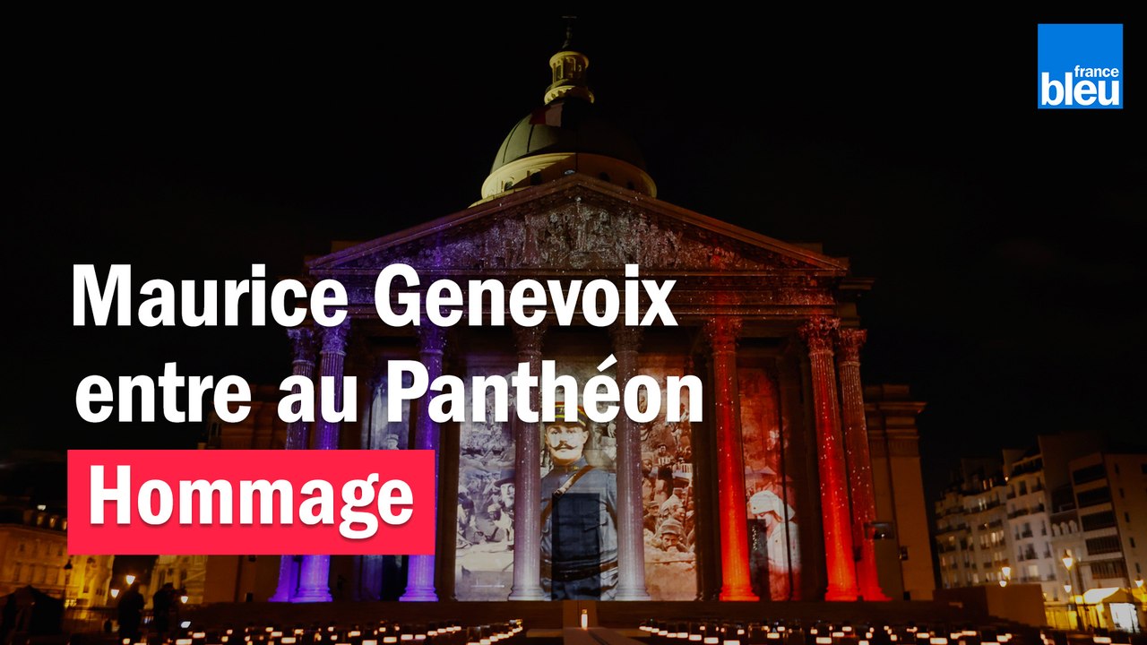 L'écrivain et poète Maurice Genevoix entre au Panthéon
