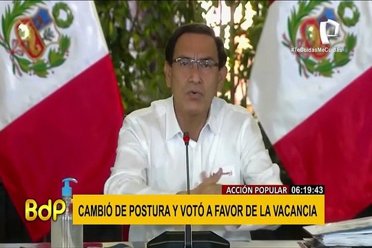 Vacancia presidencial: así fueron las posiciones de las bancadas en el debate