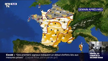 La météo pour ce mercredi 11 novembre 2020