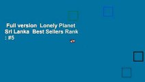 Full version  Lonely Planet Sri Lanka  Best Sellers Rank : #5