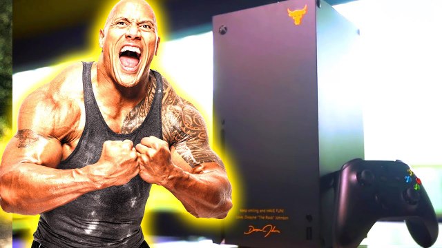 XBOX SERIES X : voici la console THE ROCK Dwayne Johnson Collector !