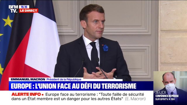 Emmanuel Macron: Nous devons travailler à une refonte de l'espace Schengen