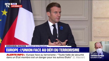 Emmanuel Macron: "Nous devons travailler à une refonte de l'espace Schengen"