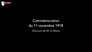 [COMMEMORATION DU 11 NOVEMBRE]