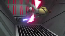 Star Wars Rebels - S01 Clip Inquisitor Lightsaber Battle (English) HD