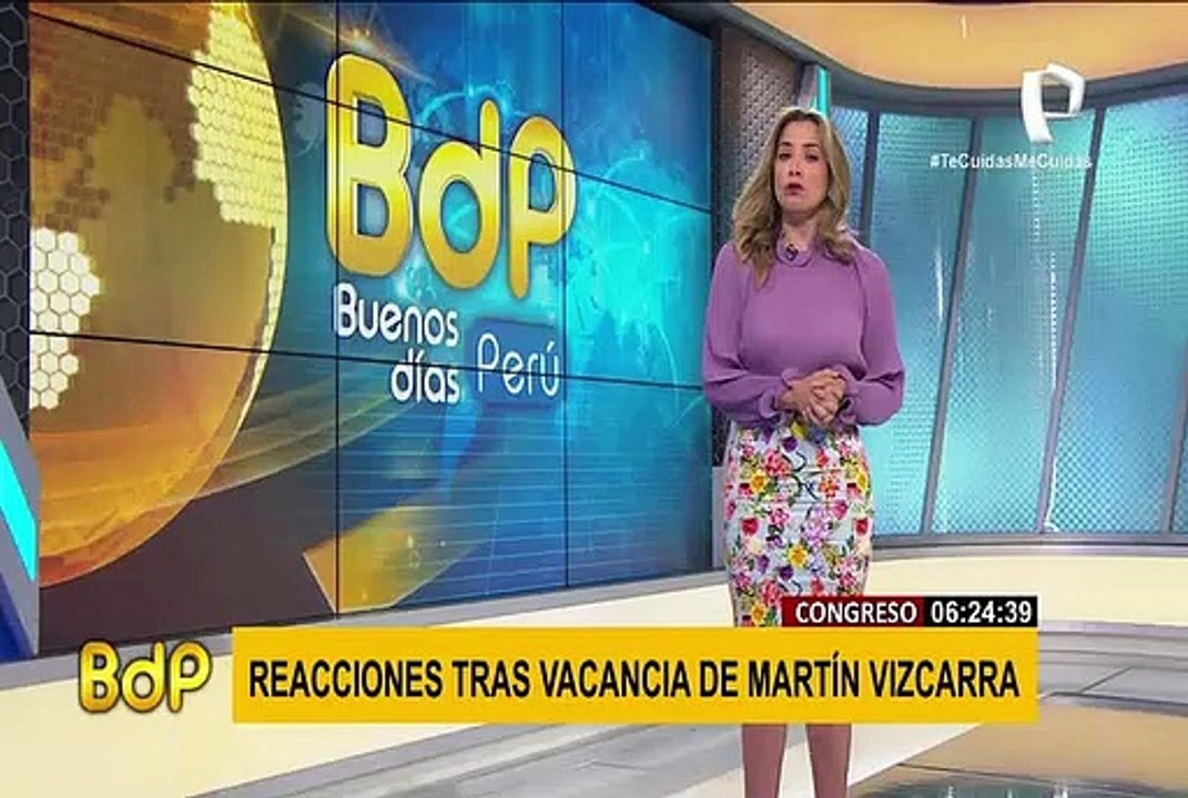 Congresistas reaccionan tras vacancia de Martín Vizcarra