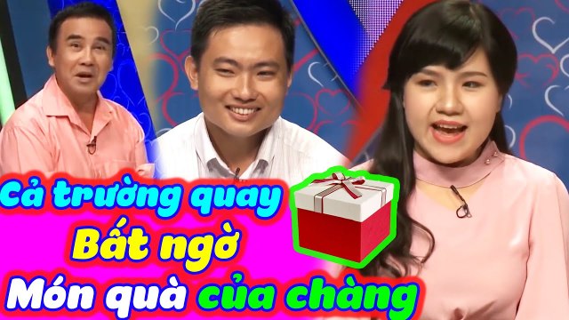 Cô Gái Quá Bất Ngờ Với Món Quà Độc Đáo Của Chàng Trai Tham Gia Bạn Muốn Hẹn Hò |Quyền Linh Cát Tường