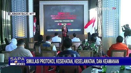 Kemenparekraf Gelar Simulasi Protokol Kesehatan, Keselamatan dan Keamanan di Labuan Bajo