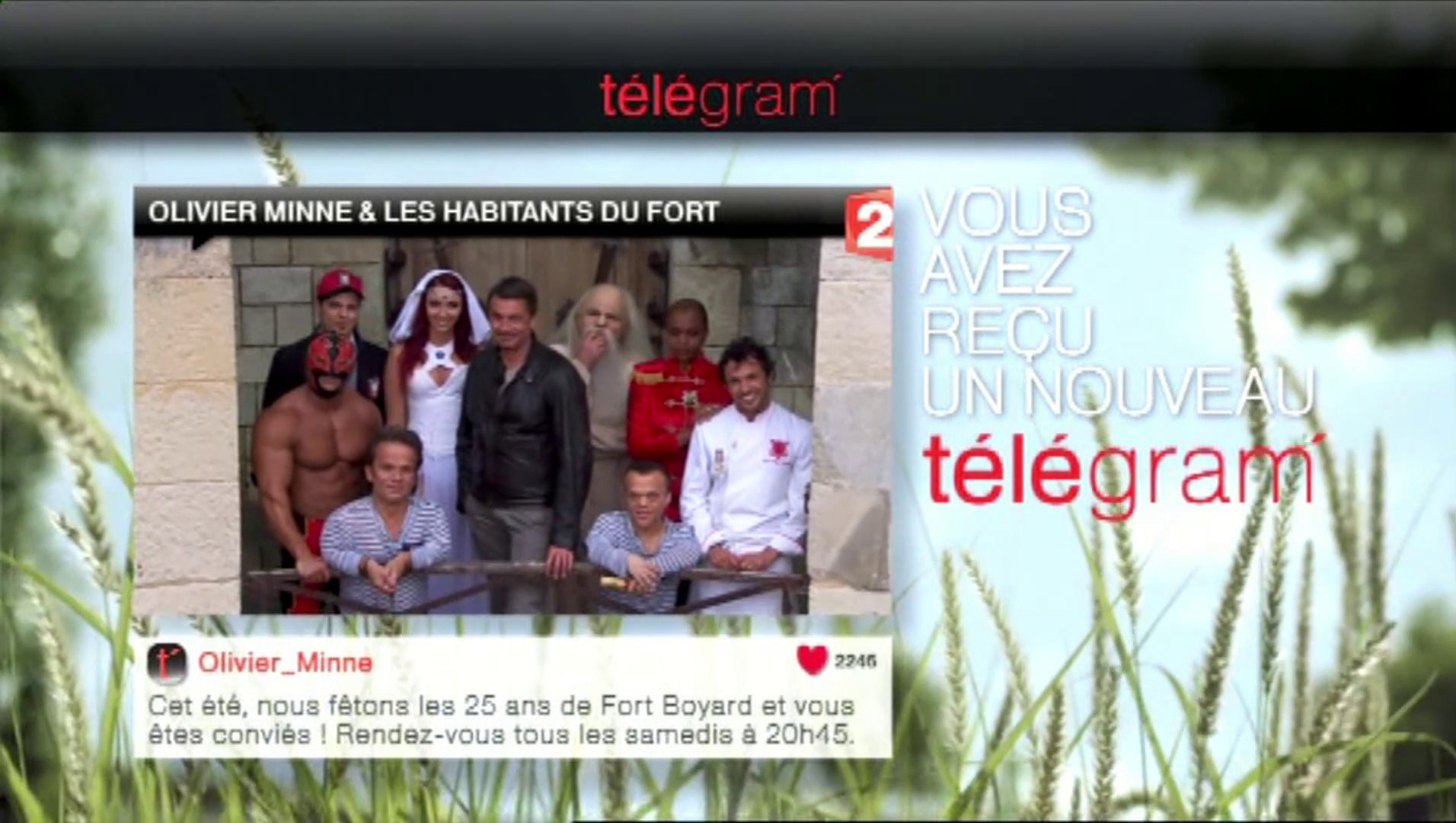 Fort Boyard 2014 - Télégram de France 2