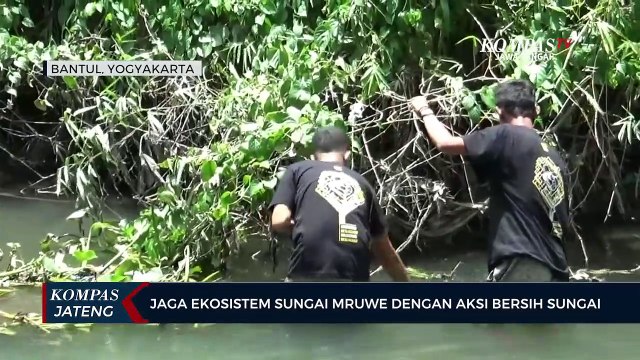 Jaga Ekosistem Sungai Mruwe Dengan Aksi Bersih Sungai