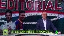 La amenaza de Pedrerol con Ramos y Messi de por medio