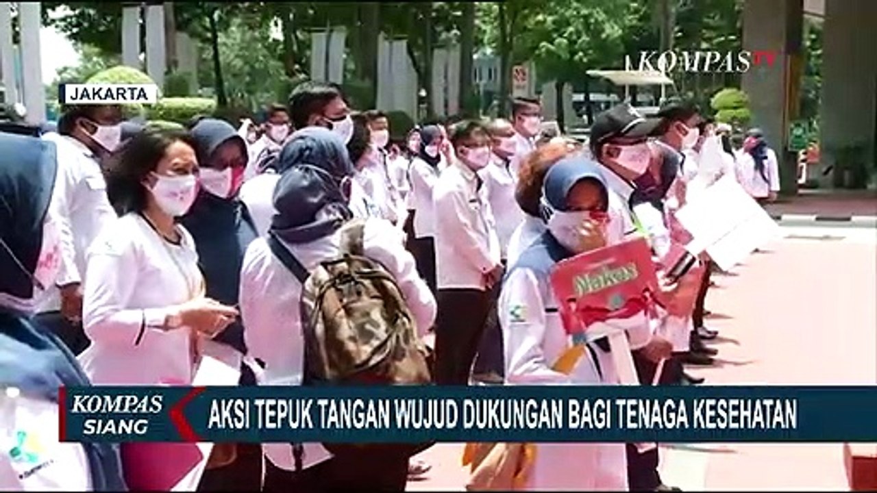 Perayaan Hari Kesehatan Nasional Apresiasi Nakes Dengan Aksi Tepuk Tangan Video Dailymotion 4952