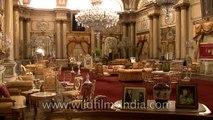 Royal Durbar Hall inside Jai Vilas Palace Museum, Gwalior