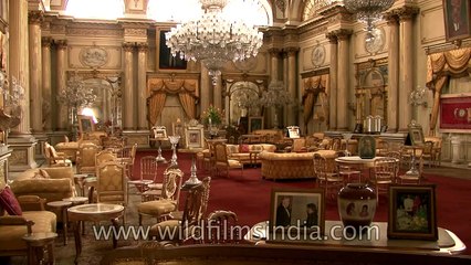 Royal Durbar Hall inside Jai Vilas Palace Museum, Gwalior