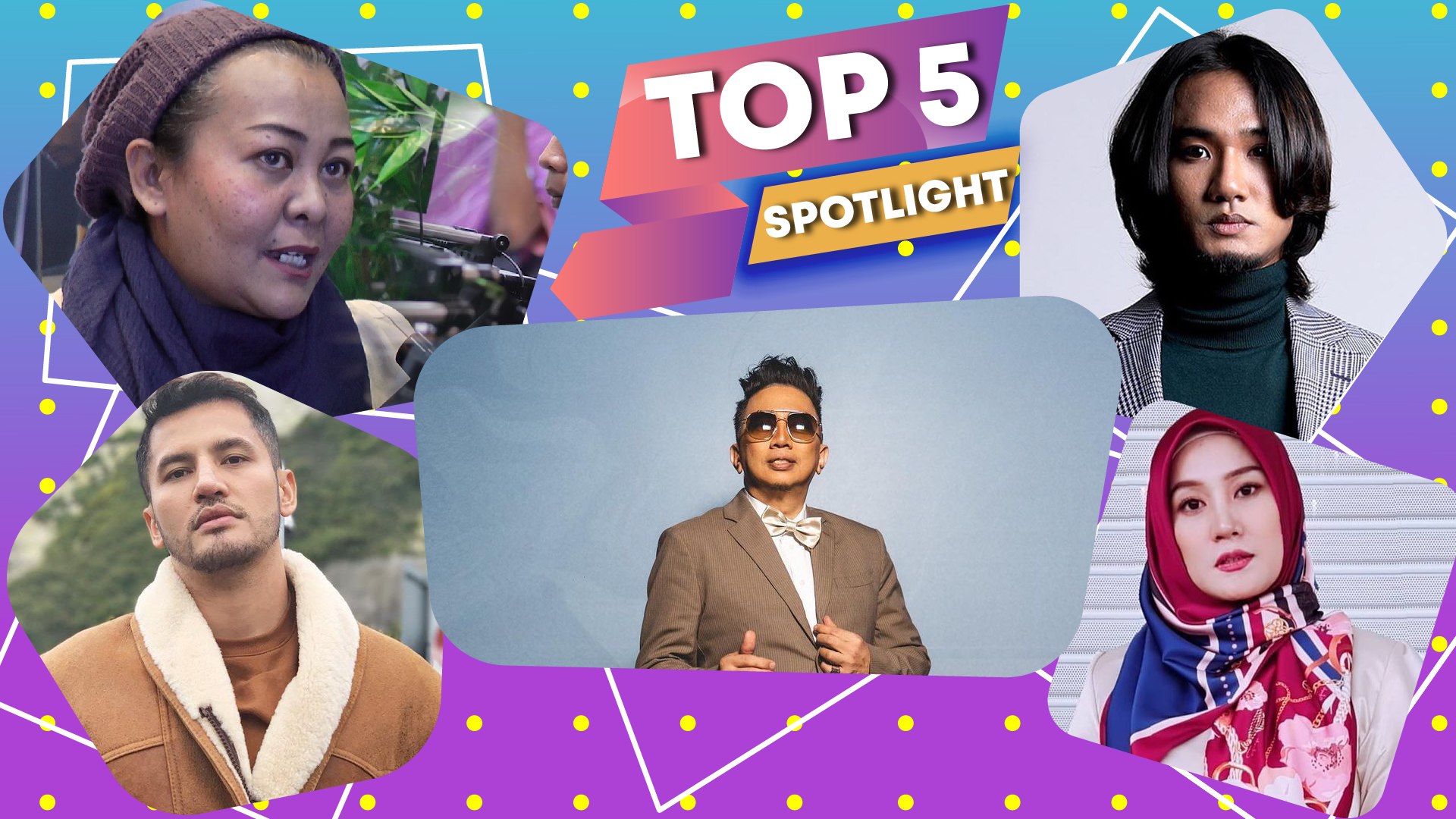 Top 5 Spotlight: Netizen tuduh Aliff Syukri u2018buatu2019 hidung, Azwan Ali dipuji  berimej lelaki sejati