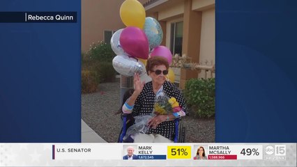 Mildred in Gilbert turned 100-years-old