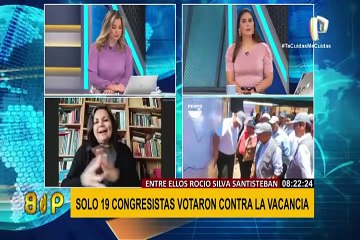 Rocío Silva Santisteban: "Se va a venir una crisis muy fuerte"