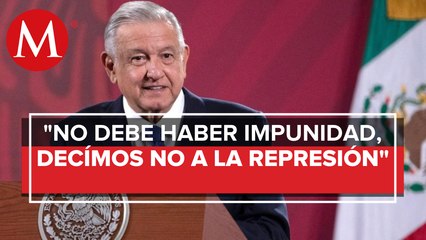 AMLO pide castigar a responsables de disparos durante protesta en Cancún