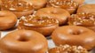 Krispy Kreme Unveils Caramel Glazed and Salted Double Caramel Crunch Doughnuts for a Limit