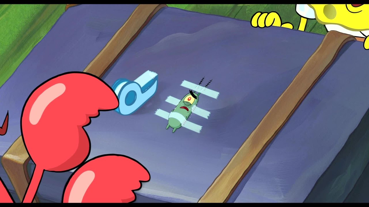 SpongeBob Schwammkopf 3D - Clip Folter (Deutsch) HD