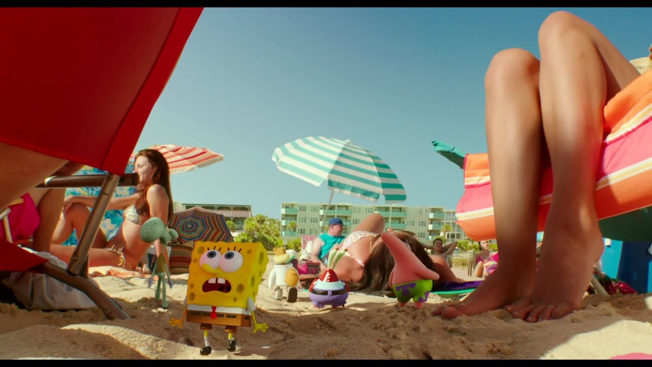 SpongeBob Schwammkopf 3D - Clip Strandwal (Deutsch) HD