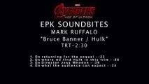 Avengers Age of Ultron - Interview Mark Ruffalo The Hulk (English) HD