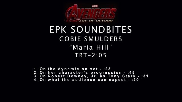 Avengers Age of Ultron - Interview Cobie Smulders Maria Hill (English) HD