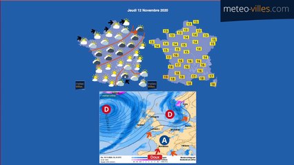 Bulletin météo du 10 novembre 2020