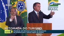 Bolsonaro em cerimônia chama o Brasil de 