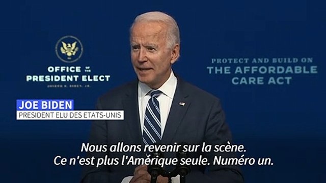 Biden estime que le refus de Trump de reconnaître sa défaite est source d'embarras