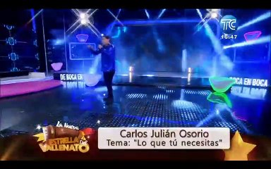 Carlos Julián Osorio en La Nueva Estrella del Vallenato | Tercera fase