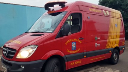 Motociclista de 19 anos é socorrido em colisão no Bairro Santa Cruz