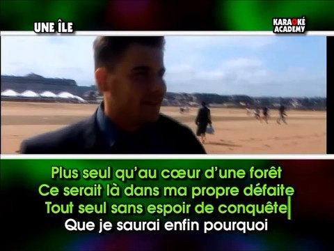 Serge Lama — Une île | Karaoké Academy – Vol. 7
