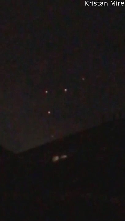 Mysterious UFO Lights Over Houston
